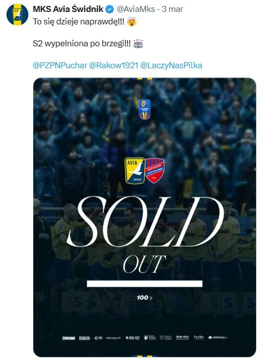 Avia Świdnik - Raków Częstochowa 1:2 pd., 05.03.2026