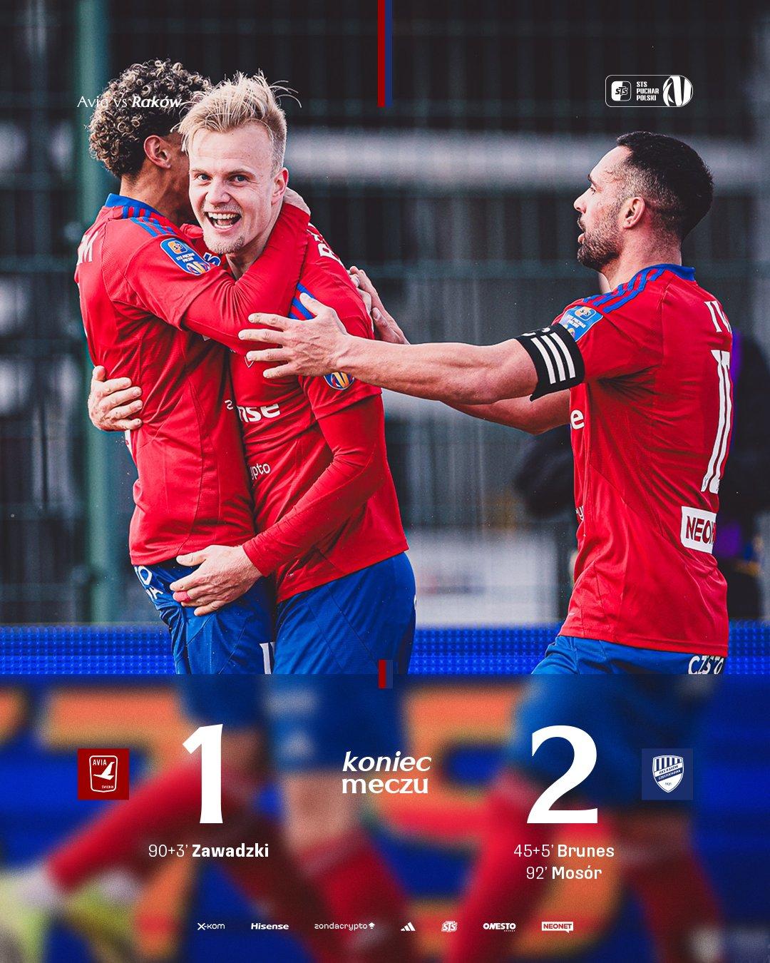 Avia Świdnik - Raków Częstochowa 1:2 pd., 05.03.2026