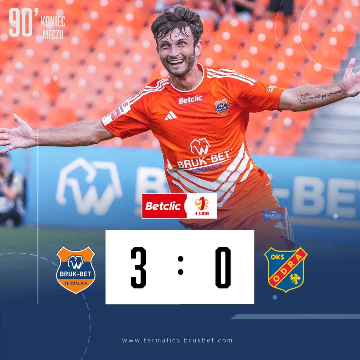 Bruk-Bet Termalica Nieciecza - Odra Opole 3:0, 04.08.2024
