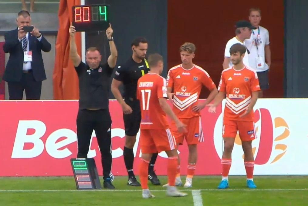 Bruk-Bet Termalica Nieciecza - Odra Opole 3:0, 04.08.2024 Kacper Karasek