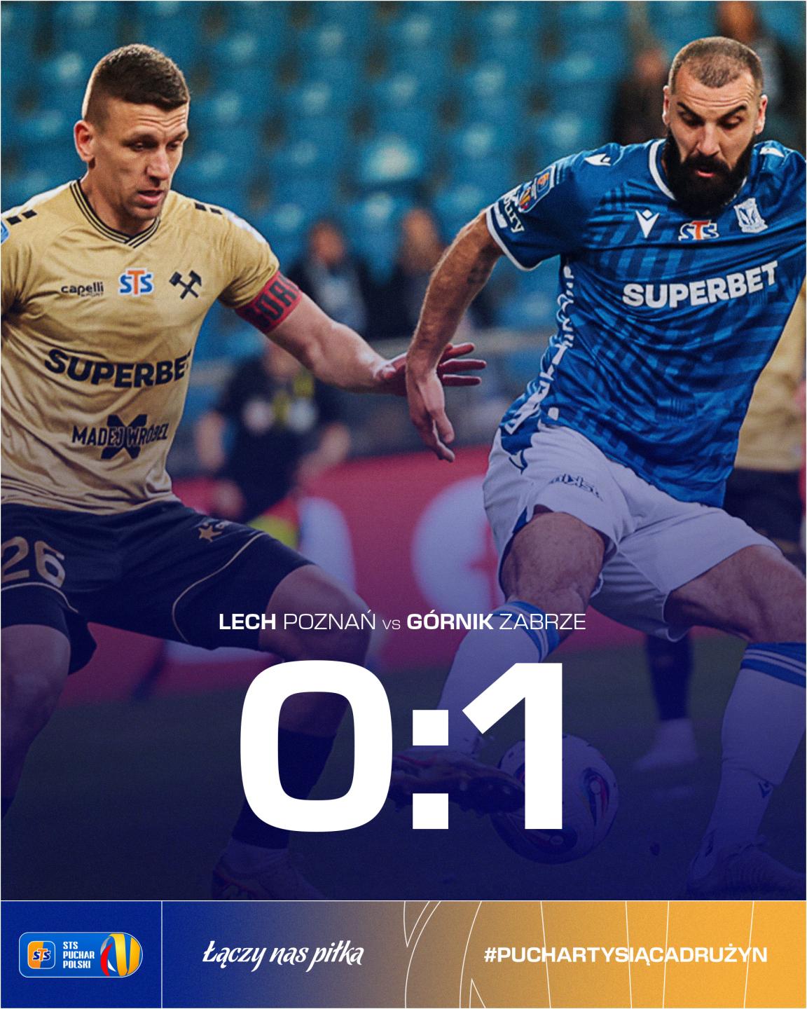 Lech Poznań - Górnik Zabrze 0:1, 04.03.2026