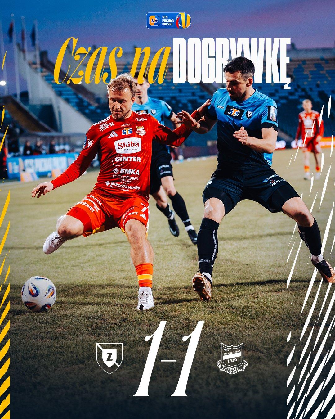 Zawisza Bydgoszcz - Chojniczanka Chojnice 1:1, k. 5-4, 04.03.2026