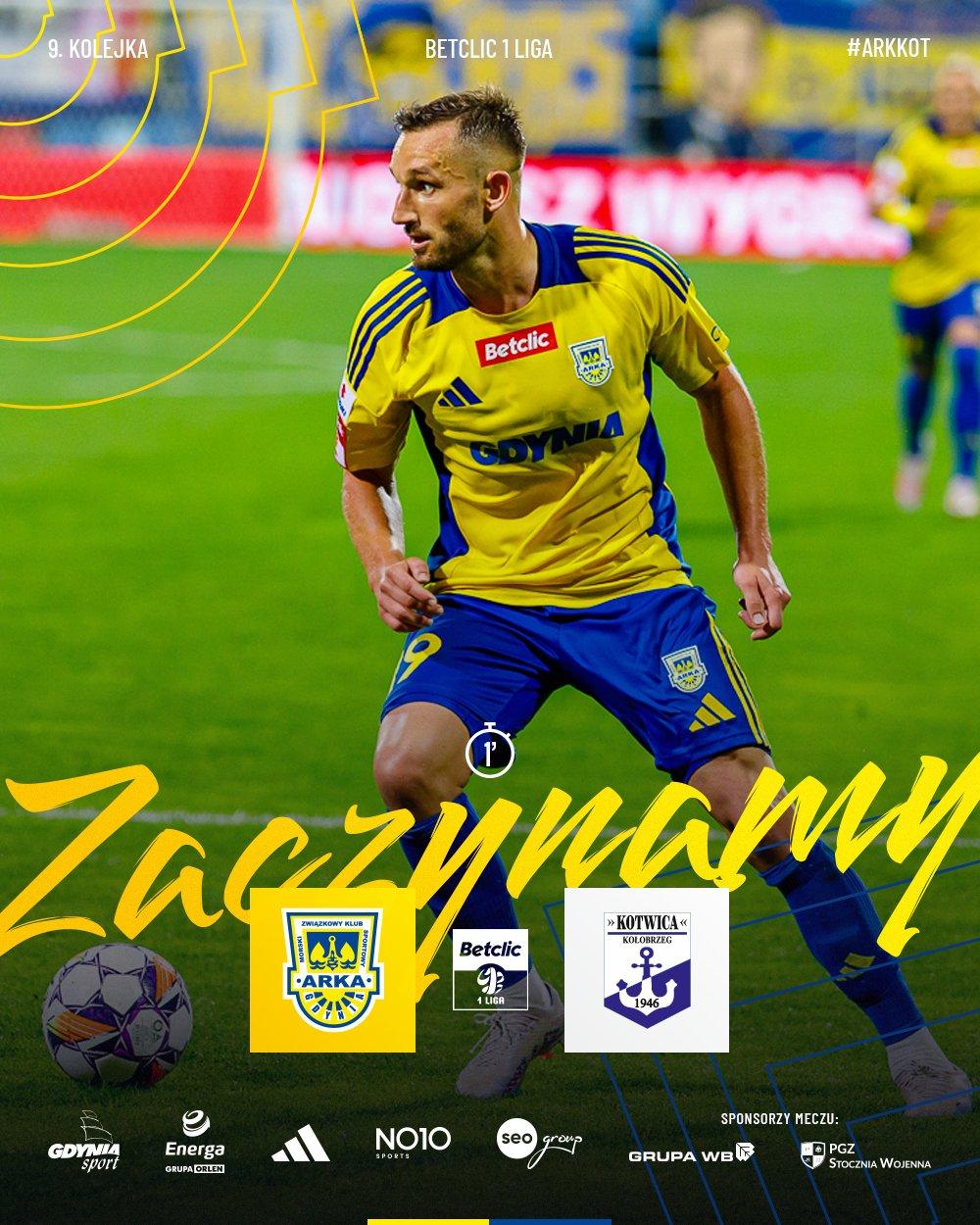 Arka Gdynia - Kotwica Kołobrzeg 5:0, 15.09.2024