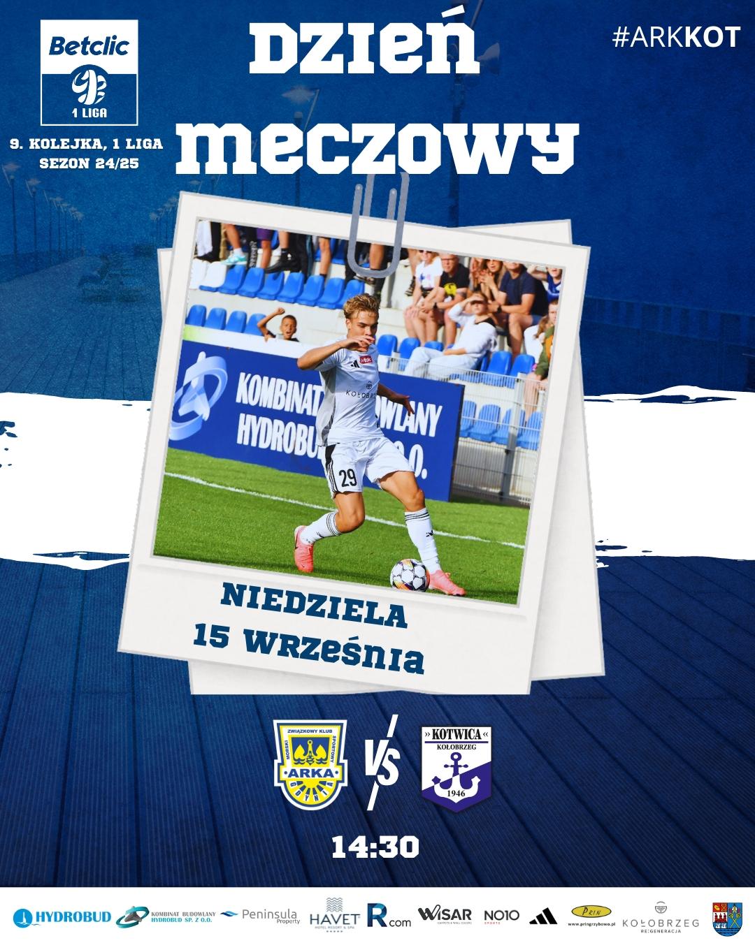 Arka Gdynia - Kotwica Kołobrzeg 5:0, 15.09.2024