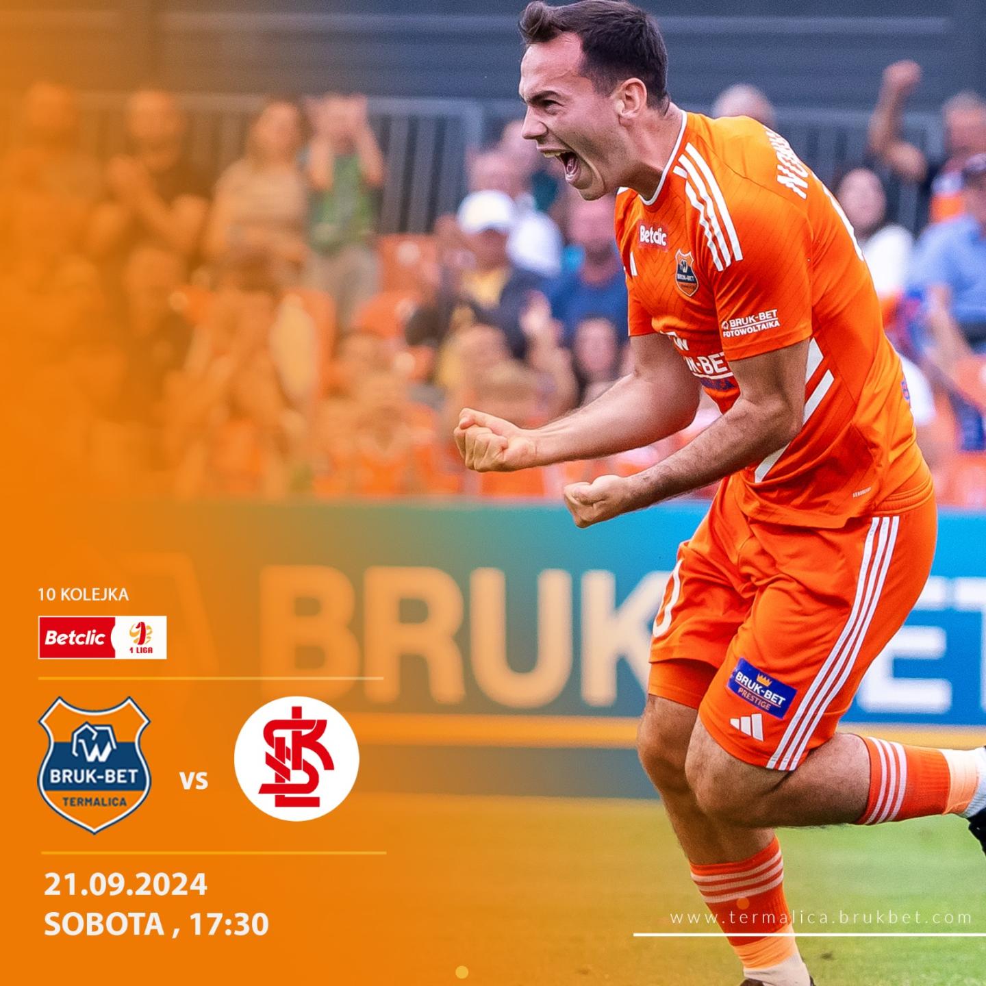 Bruk-Bet Termalica Nieciecza - ŁKS Łódź 2:2, 21.09.2024