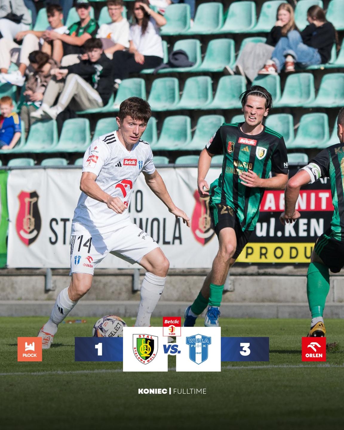 Stal Stalowa Wola - Wisła Płock 1:3, 14.09.2024
