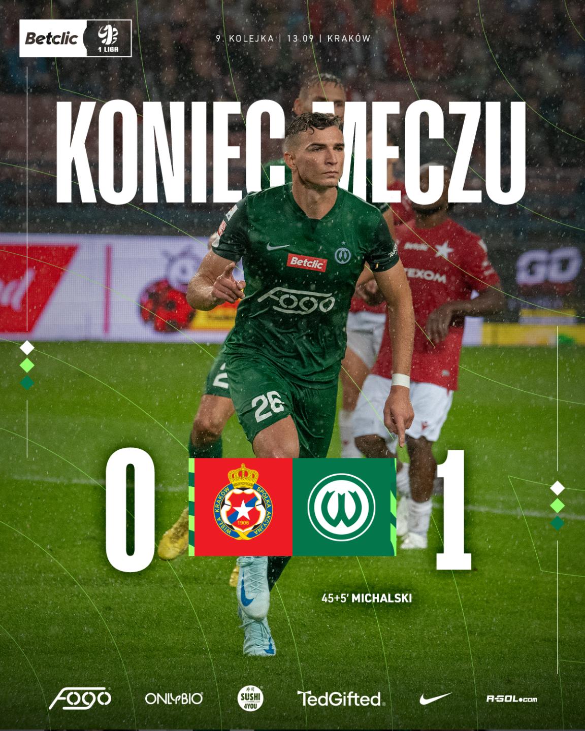 Wisła Kraków - Warta Poznań 0:1, 13.09.2024