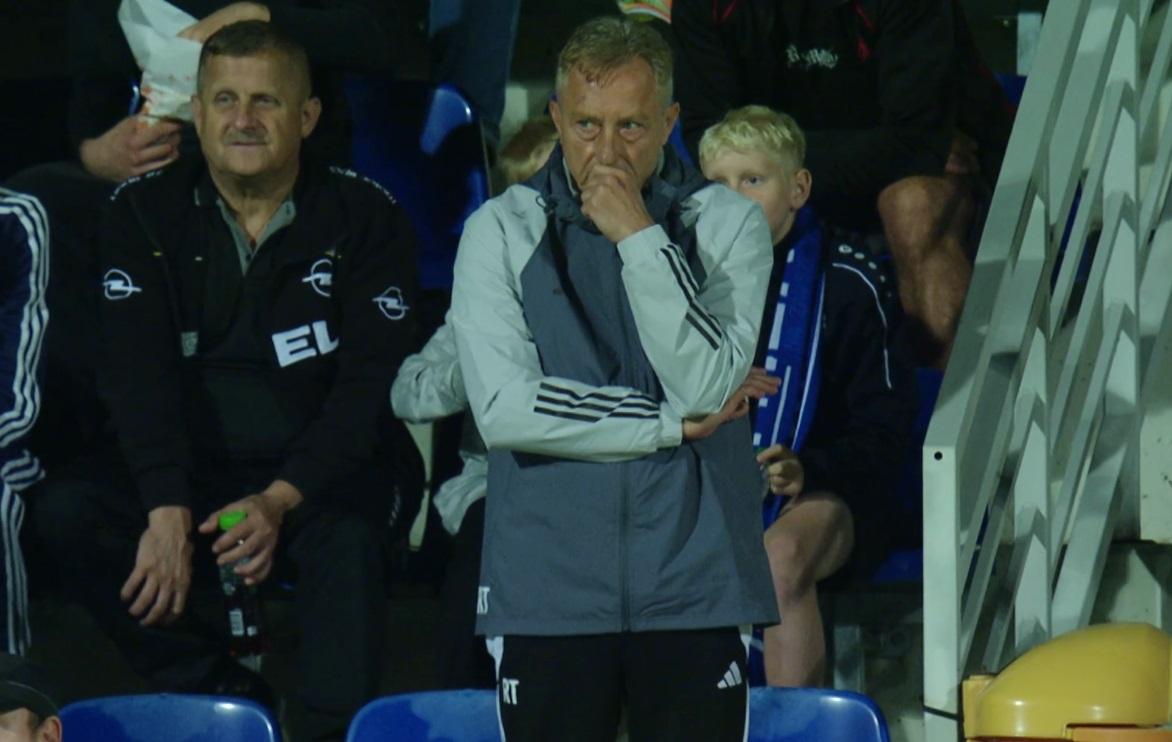 Kotwica Kołobrzeg - Górnik Łęczna 1:1, 21.09.2024 Ryszard Tarasiewicz