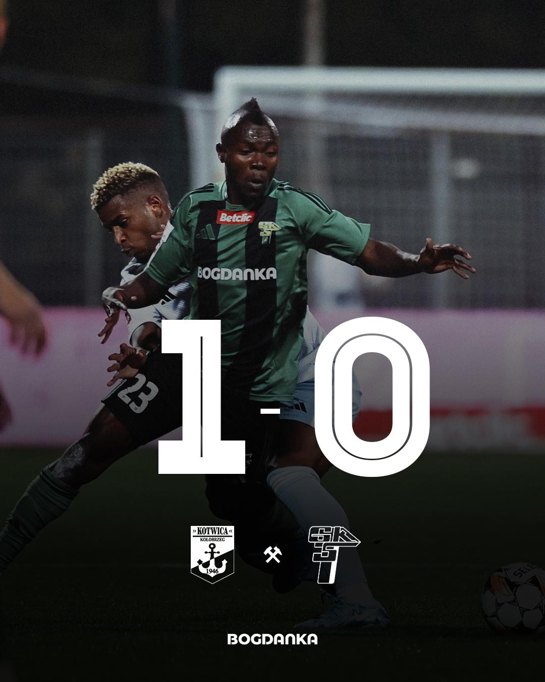 Kotwica Kołobrzeg - Górnik Łęczna 1:1, 21.09.2024