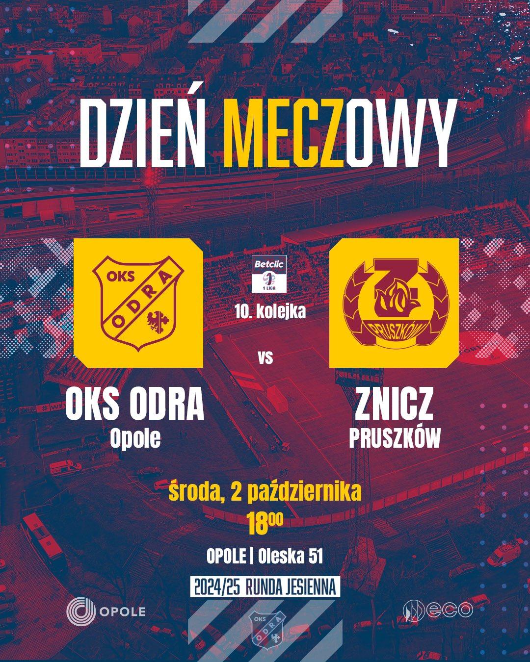 Odra Opole - Znicz Pruszków 1:1, 02.10.2024