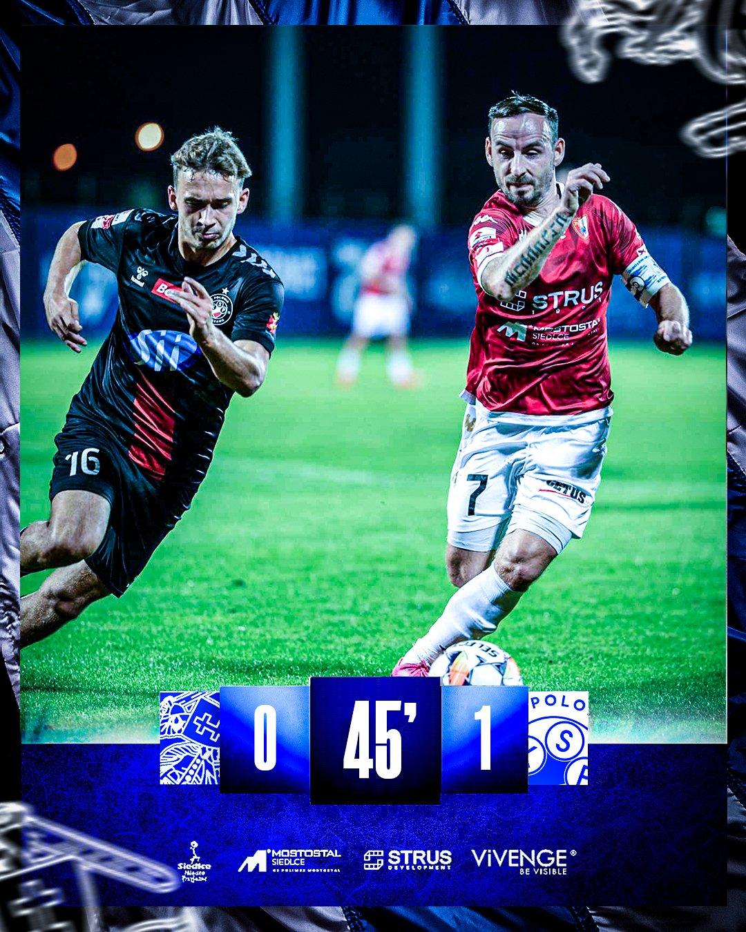 Pogoń Siedlce - Polonia Warszawa 2:4, 22.09.2024