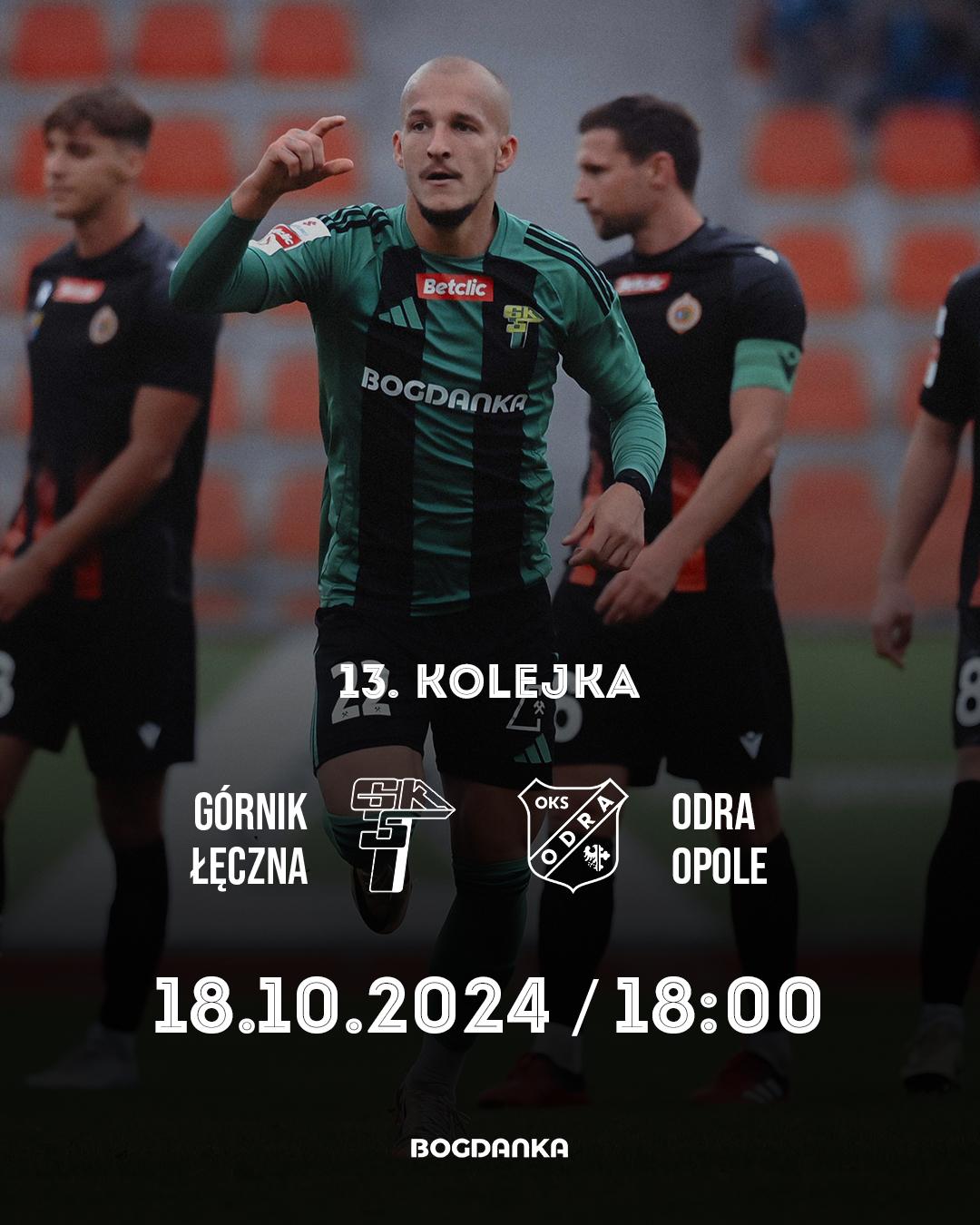 Górnik Łęczna - Odra Opole 2:2, 18.10.2024