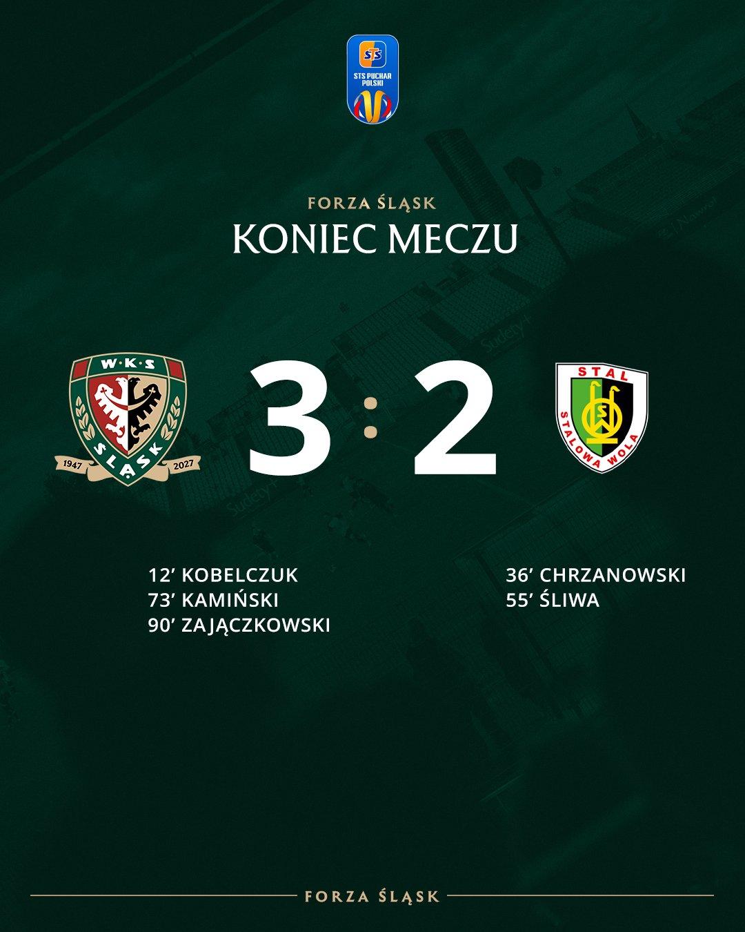 Śląsk II Wrocław - Stal Stalowa Wola 3:2, 05.08.2026