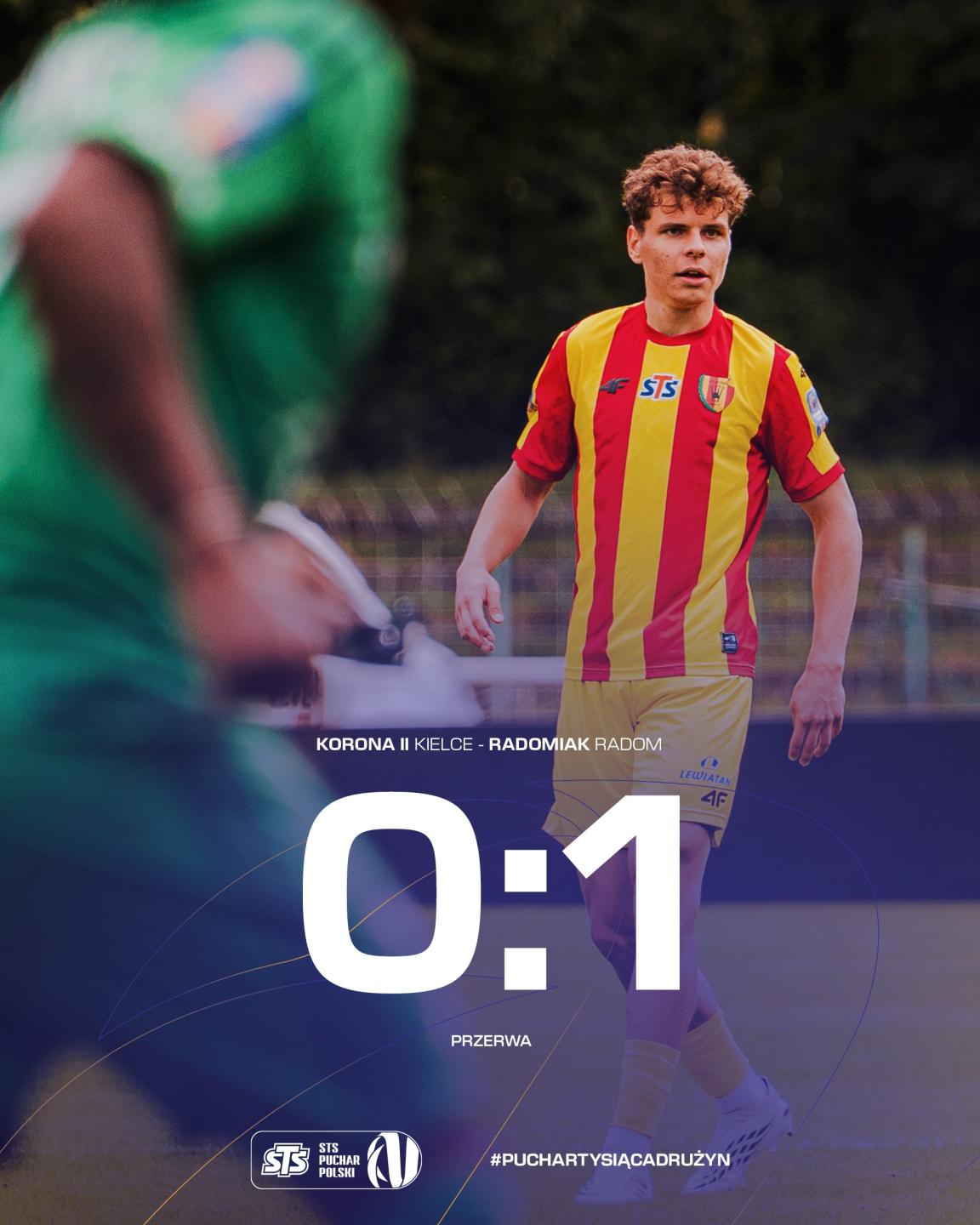 Korona II Kielce - Radomiak Radom 0:1, 01.09.2026