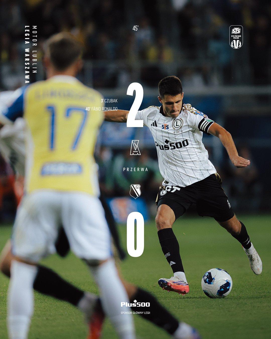 Motor Lublin - Legia Warszawa 3:0, 01.09.2026