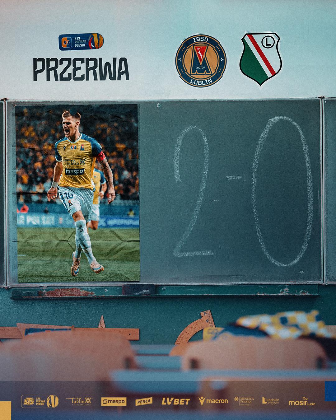Motor Lublin - Legia Warszawa 3:0, 01.09.2026