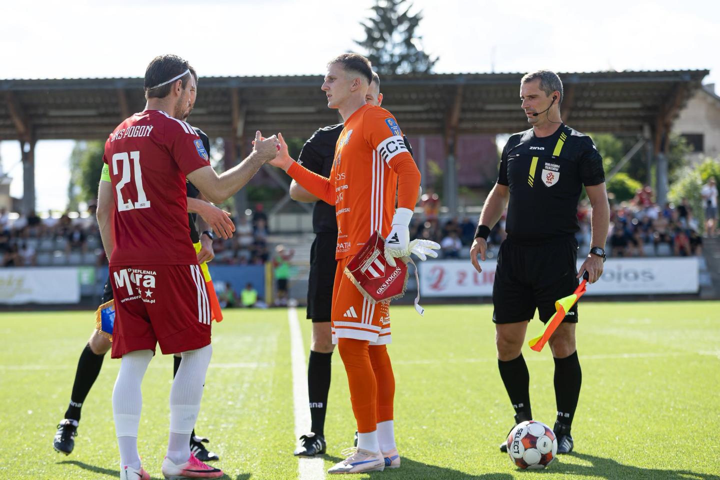 Podhale Nowy Targ - Pogoń Grodzisk Mazowiecki 3:1, 01.09.2026 Maciej Styrczula Kacper Łoś