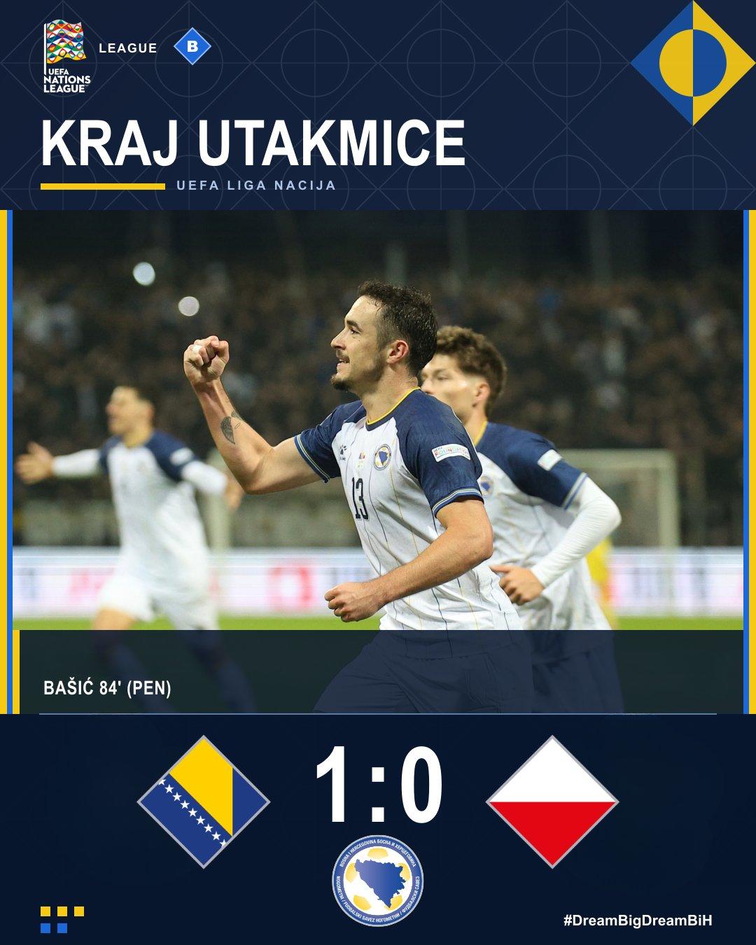 Bośnia i Hercegowina - Polska 1:0, 05.10.2026