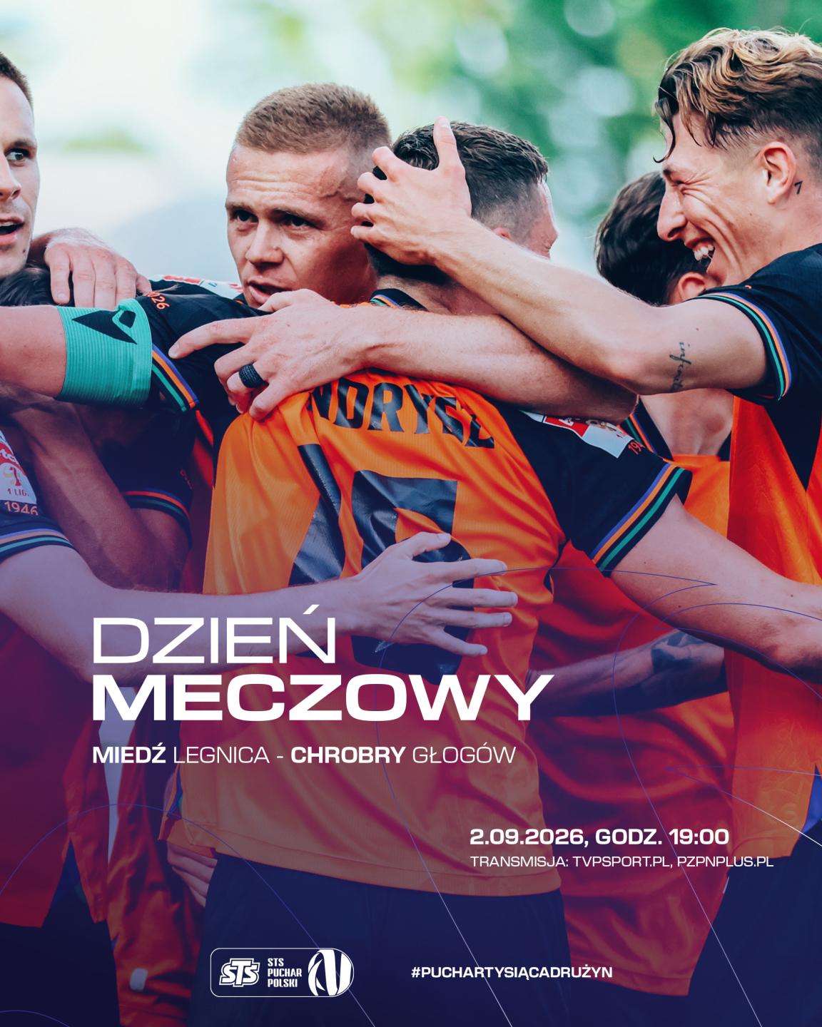 Miedź Legnica - Chrobry Głogów 0:1, 02.09.2026