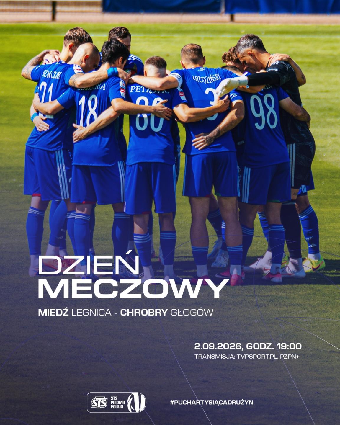 Miedź Legnica - Chrobry Głogów 0:1, 02.09.2026