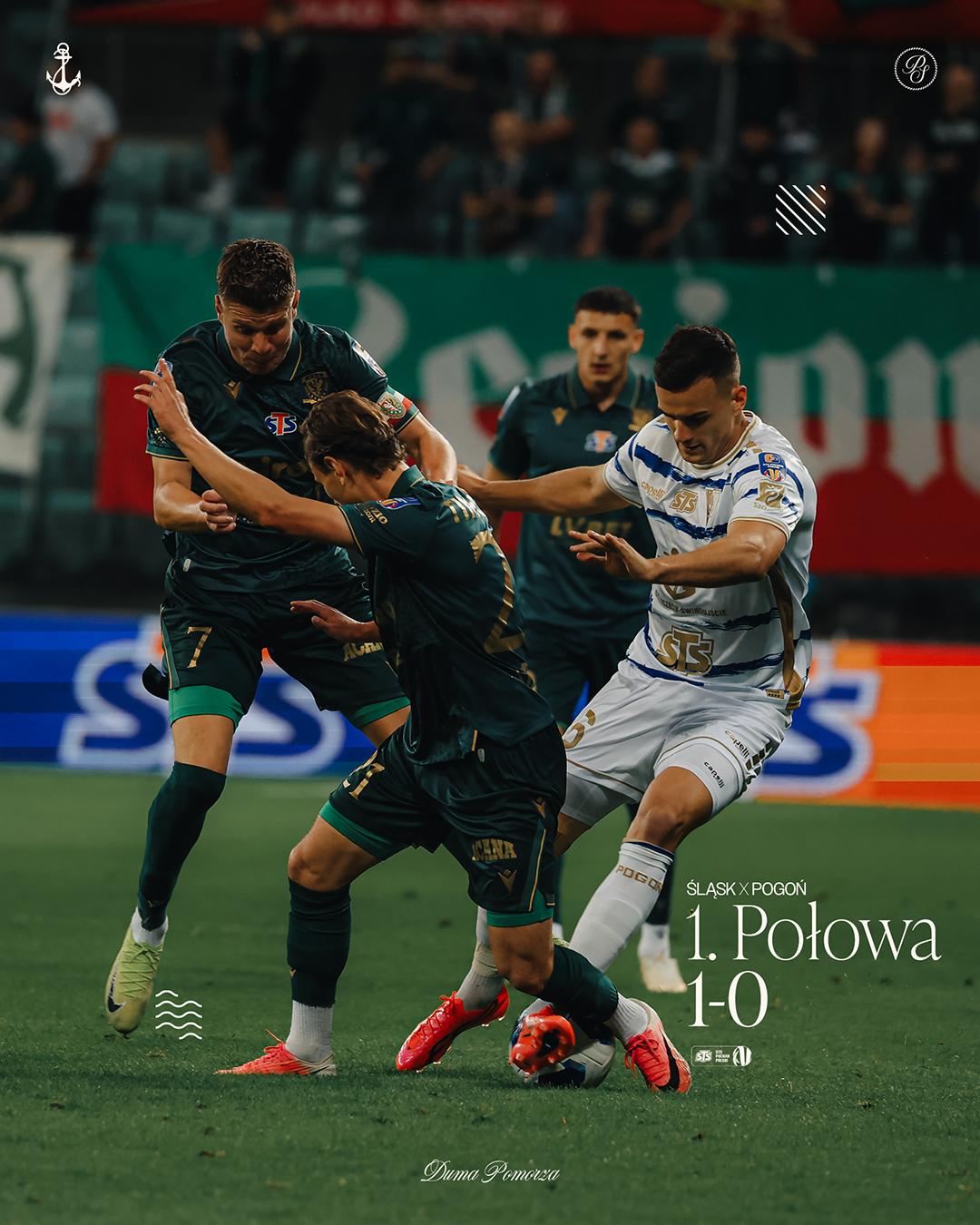 Śląsk Wrocław - Pogoń Szczecin 2:1, 03.09.2026