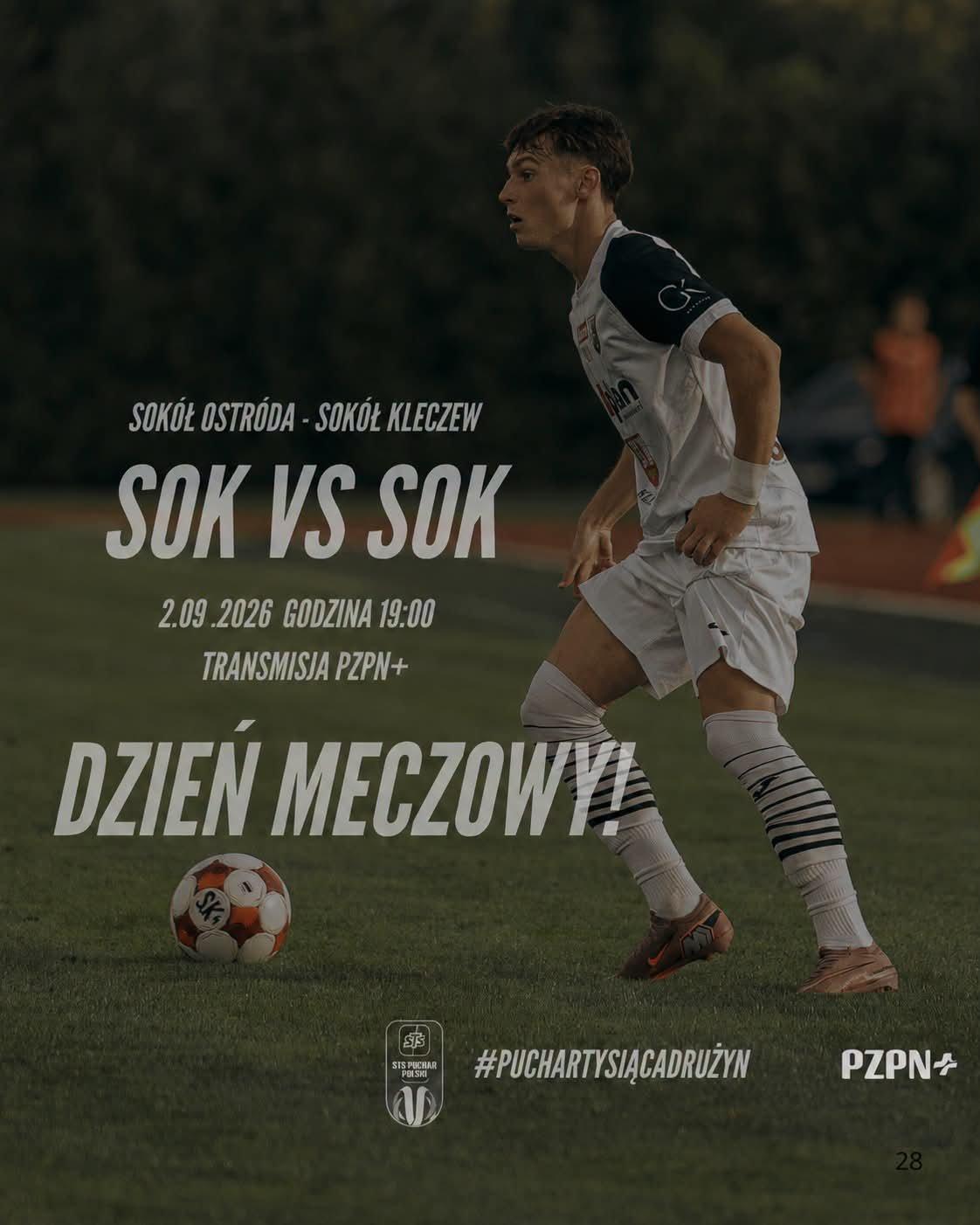 Sokół Ostróda - Sokół Kleczew 1:2, 02.09.2026