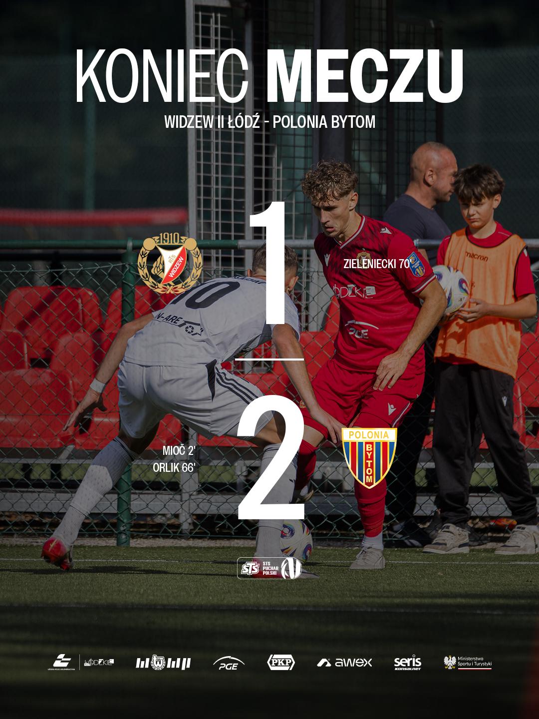 Widzew II Łódź - Polonia Bytom 1:2, 15.09.2026