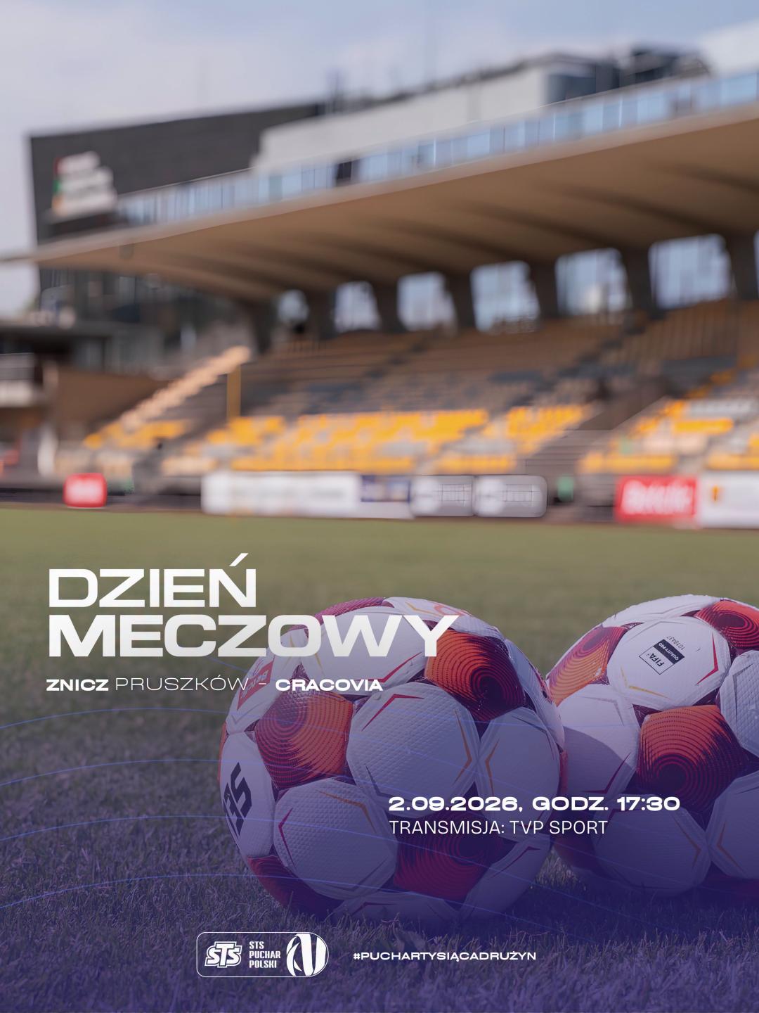 Znicz Pruszków - Cracovia 1:1, k. 4-3, 02.09.2026