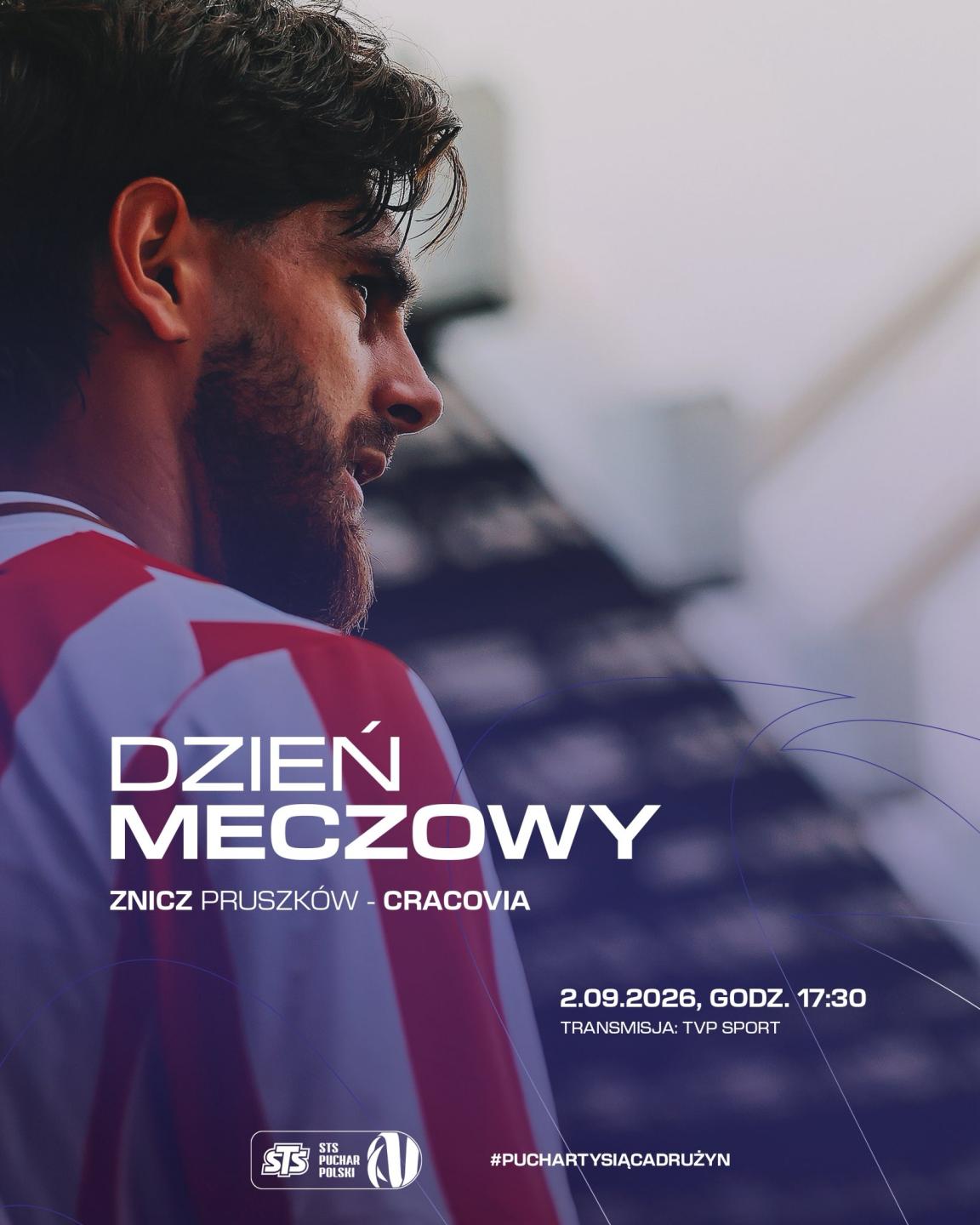 Znicz Pruszków - Cracovia 1:1, k. 4-3, 02.09.2026