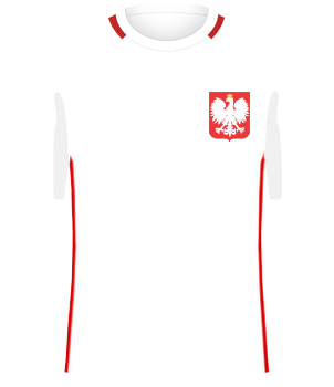 Koszulka Polski z 2016 roku (el. Euro 2016 i Euro 2016)
