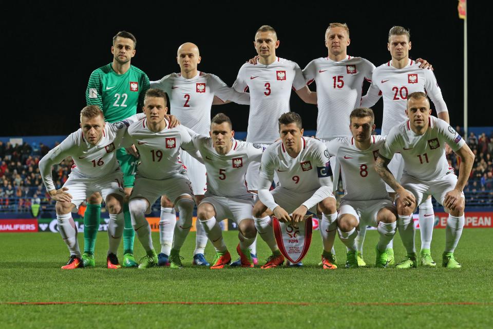 Wyjściowy skład Polski w meczu z Czarnogórą na wyjeździe. 