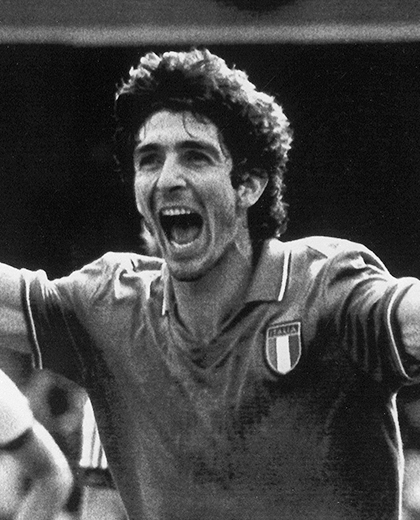 Polska - Włochy (08.07.1982) Paolo Rossi