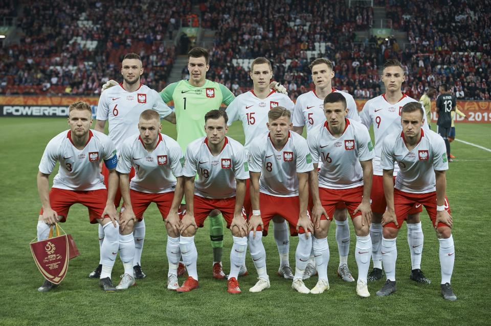 Wyjściowy skład reprezentacji Polski do lat 20 w meczu MŚ z Kolumbią.