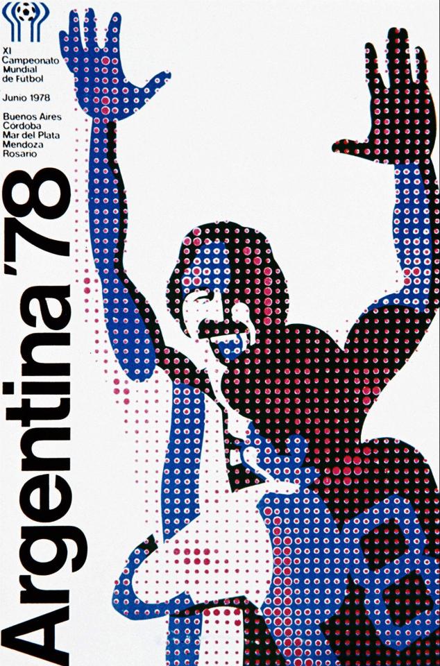 mistrzostwa świata Argentyna 1978 - oficjalny plakat turnieju 