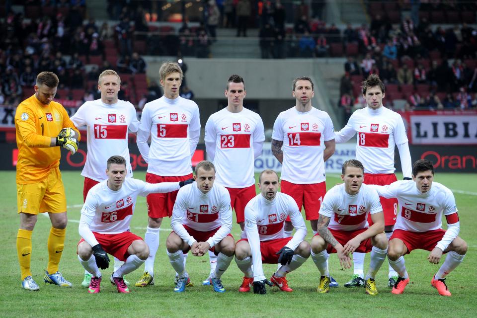 Wyjściowy skład reprezentacji Polski w meczu z San Marino.