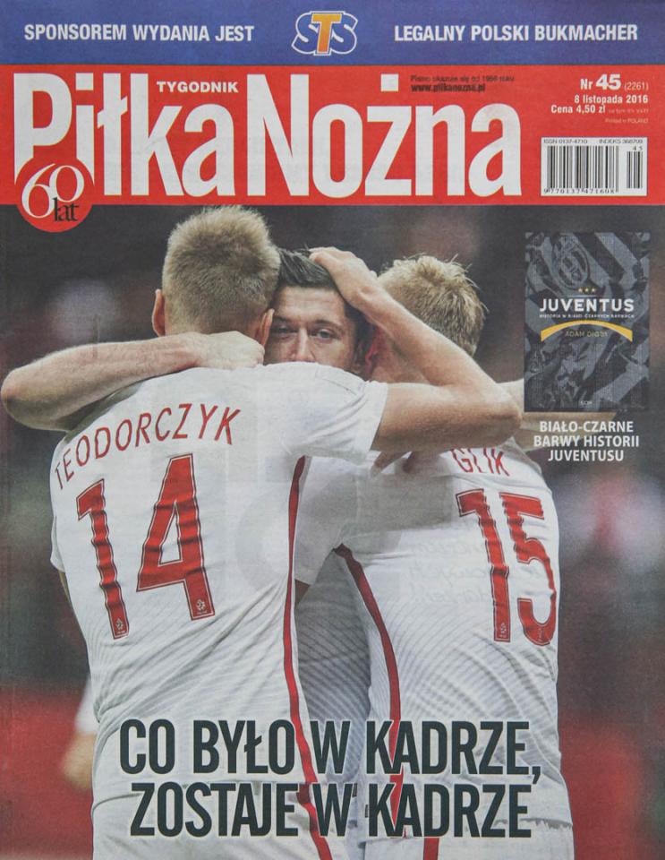 Okładka piłki nożnej po meczu Polska - Armenia (11.10.2016)