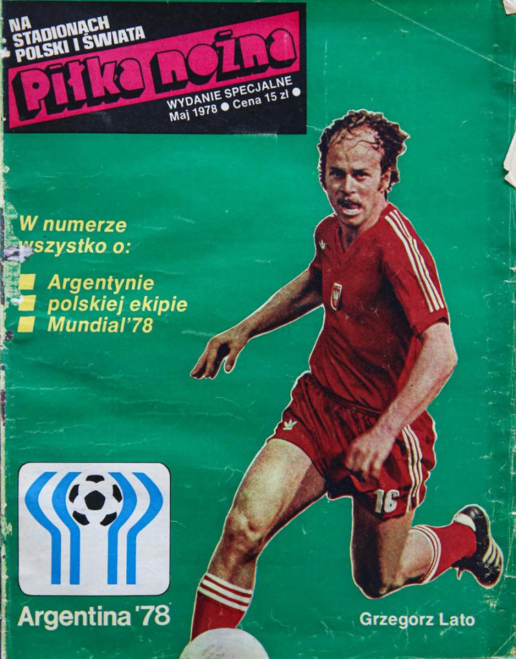 Okładka piłki nożnej - wydanie specjalne przed mś w Argentynie 1978