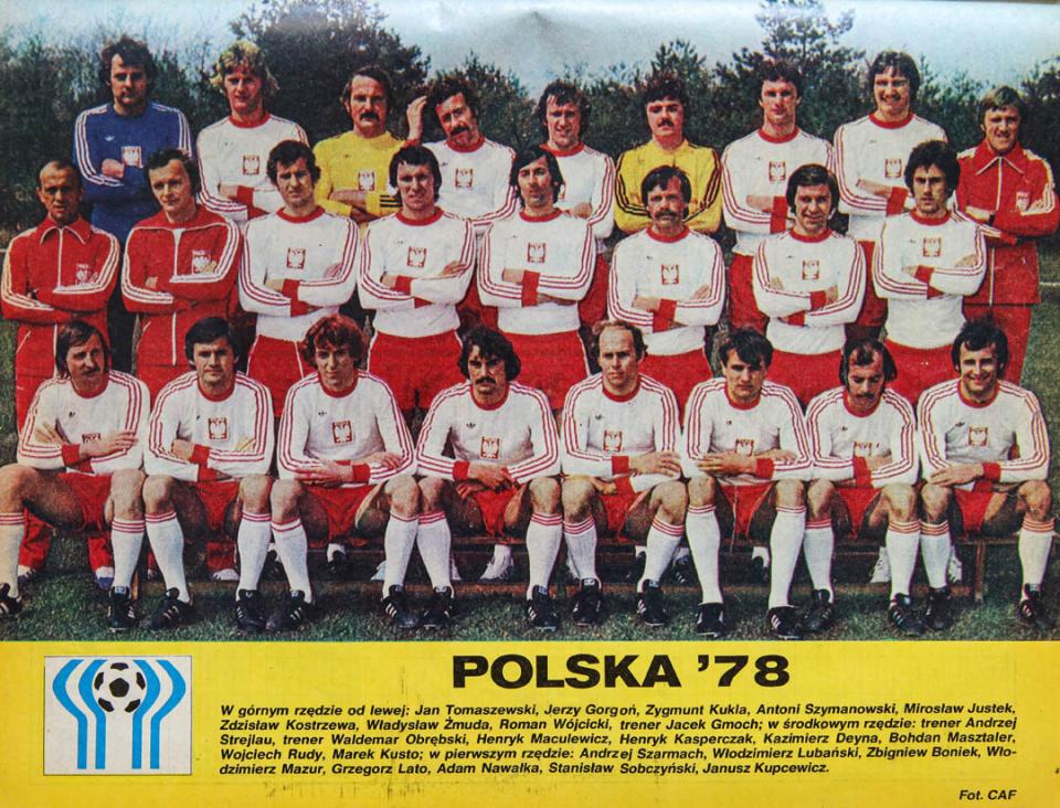 Reprezentacja Polski na mistrzostwa świata w Argentynie 1978 - zdjęcie Piłka Nożna