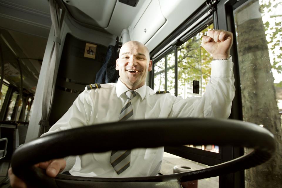 Wicemistrz olimpijski kierowcą autobusu.