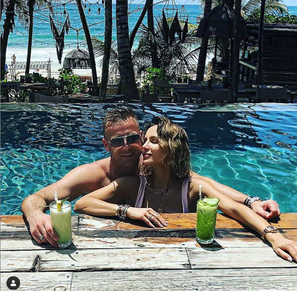 Artur Boruc z żoną na wymarzonych wakacjach w tropiku.