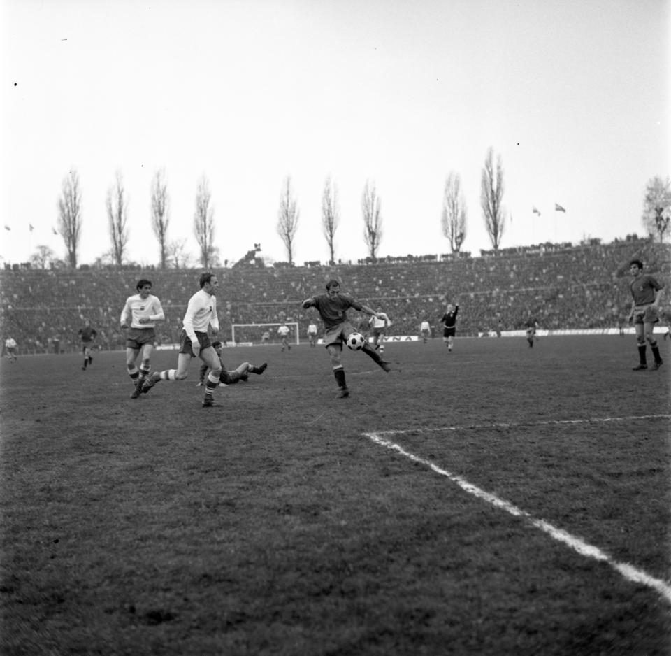 Mecz Polska - Hiszpania w eliminacjach igrzysk 1972.