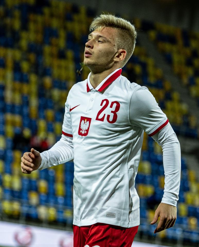 Bartosz Bida podczas meczu Polska - Bułgaria 1:1 U-21 (13.10.2020).