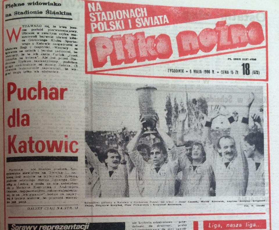 Piłka Nożna po Katowice - Górnik Z. (01.05.1986) 1