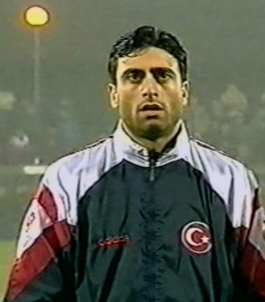 Erhan Albayrak przed meczem Polska - Turcja 2:1 U-21 (12.11.1999).
