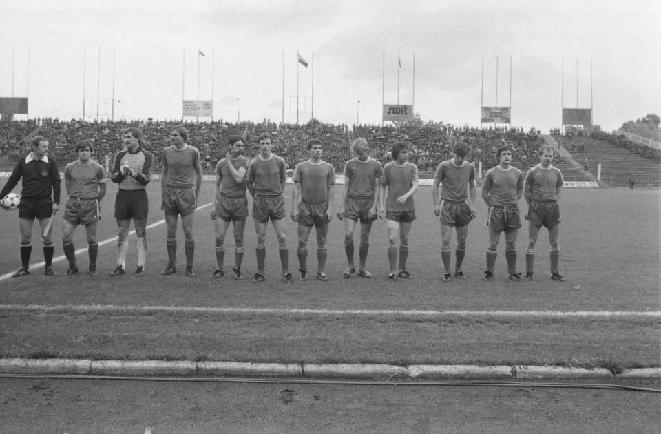 Widzew Łódź przed meczem Widzew Łódź - GKS Katowice 0:0, k. 3:1 (26.06.1985).