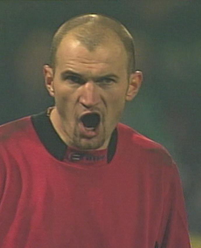 Mariusz Liberda do porównań Groclin Dyskobolia Grodzisk Wielkopolski - Manchester City 0:0 (27.11.2003)