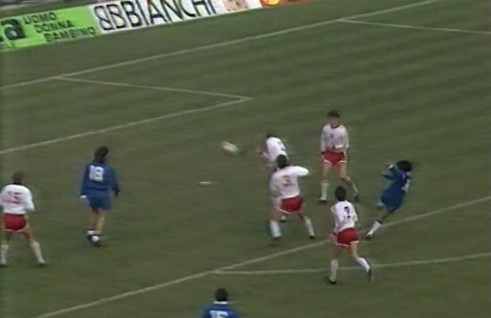Liga Włoska - Liga Polska 2:2 (12.11.1988)