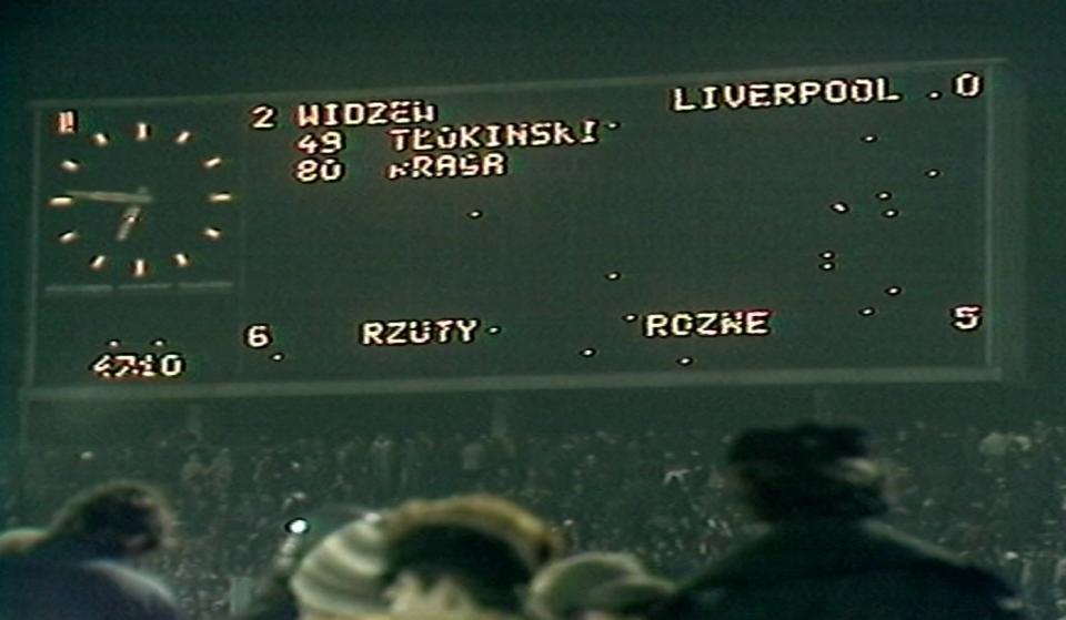 Zegar po meczu Widzew Łódź – Liverpool FC 2:0 (02.03.1983)