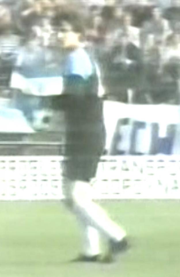 Zbigniew Pleśnierowicz podczas meczu Lech Poznań – Borussia Mönchengladbach 0:2 (02.10.1985)