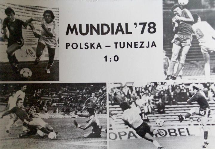 Pocztówka z meczu Polska - Tunezja 1:0 (06.06.1978)